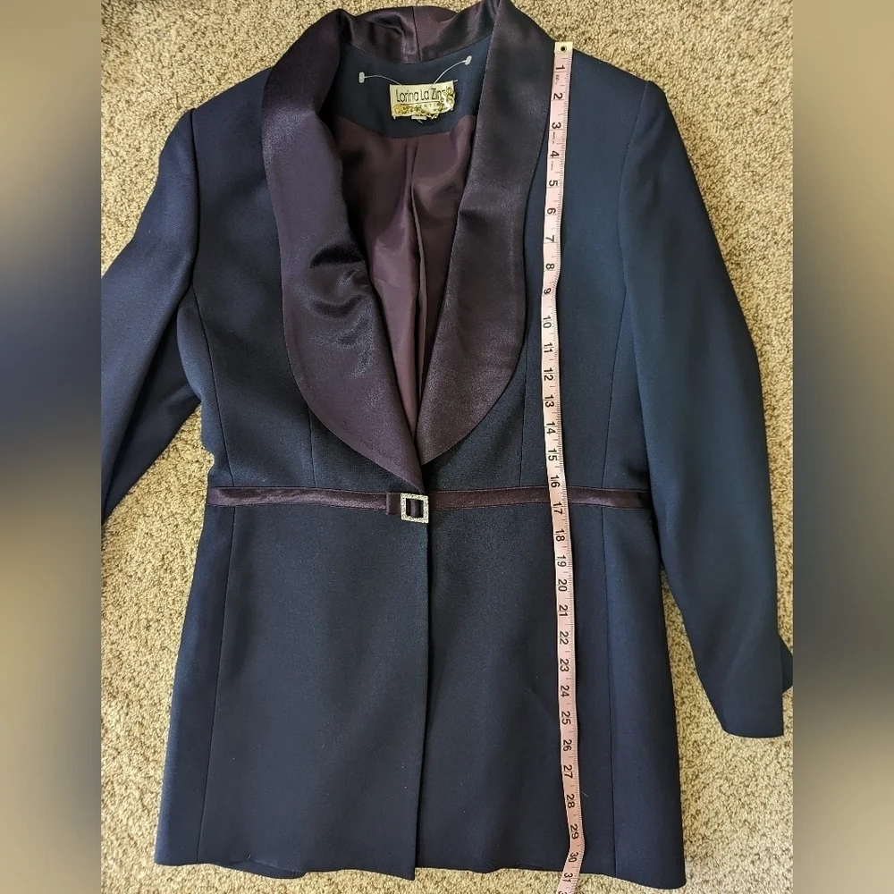 Lorina La Zinni Blue and Purple Blazer‎ Size 10